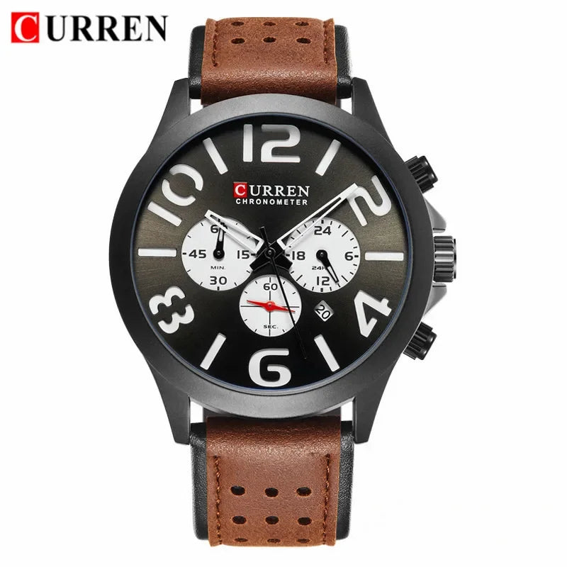CURREN 8244 Luxury Leather
