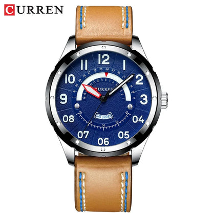 CURREN 8267 Leather Watch